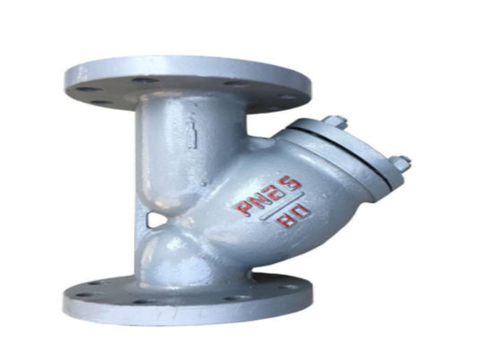 Cast Steel DIN Y Strainer Valve Flange End 1.6 Mpa Anti Erosion