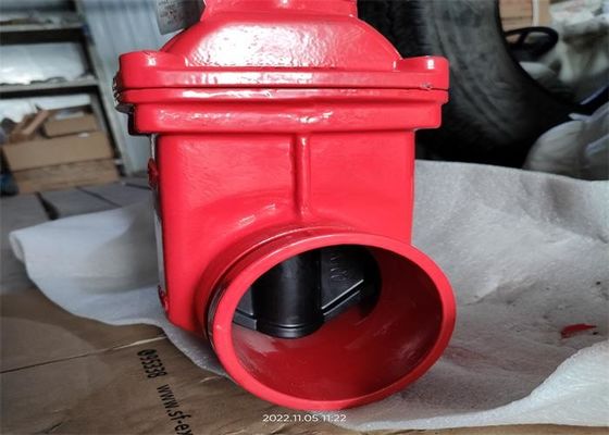 Fire Protection Water Medium Non Rising Stem Gate Valve Clamp Connection