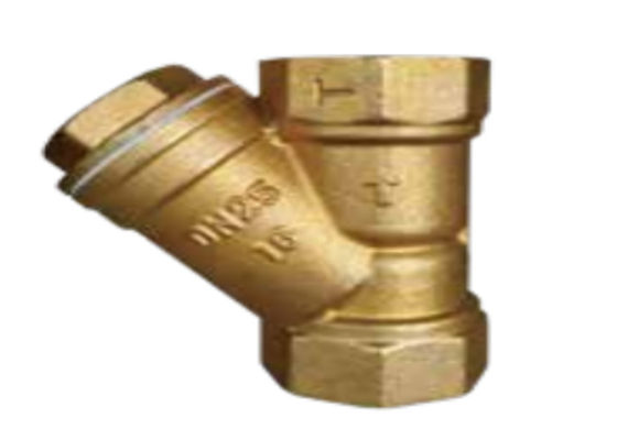 Brass 1.0/1.6 Mpa Y Strainer Valve For Water Oil Gas BSP Threaded Connection